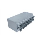 Distribuční box přímý pro napojení 14ventilačních rozvodů systému Klimaflex SB 75