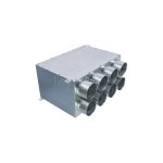 Distribuční box přímý pro napojení 8 ventilačních rozvodů systému Klimaflex SB 90
