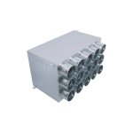 Distribuční box přímý pro napojení 15 ventilačních rozvodů systému Klimaflex SB 90