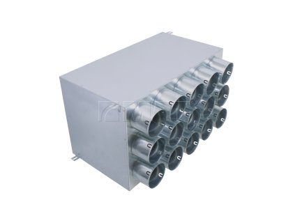 Distribuční box přímý pro napojení 15 ventilačních rozvodů systému Klimaflex SB 90